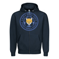 Navy leicester-city-fc Zipper Hoodie - linhVisuals