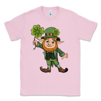 Bubblegum Pink St. Patrick's day elf Classic Tee - CowGirlArtShop
