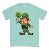 Seafoam St. Patrick's day elf Classic Tee - CowGirlArtShop