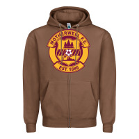 Chestnut motherwell-fc Zipper Hoodie - linhVisuals