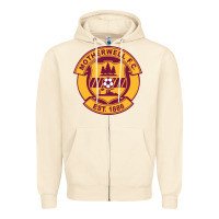 Sandshell motherwell-fc Zipper Hoodie - linhVisuals