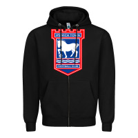 Black ipswich-town-fc Zipper Hoodie - linhVisuals