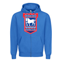 True Royal ipswich-town-fc Zipper Hoodie - linhVisuals