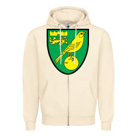Sandshell norwich-fc Zipper Hoodie - linhVisuals