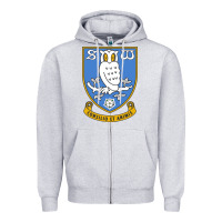 Heather Grey sheffield-united Zipper Hoodie - linhVisuals