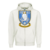Oatmeal Heather sheffield-united Zipper Hoodie - linhVisuals