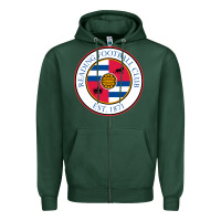 Sports Green reading-fc Zipper Hoodie - linhVisuals
