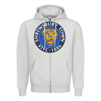 Dove Grey shrewsbury-town-FC Zipper Hoodie - linhVisuals