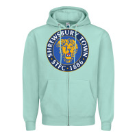 Seafoam shrewsbury-town-FC Zipper Hoodie - linhVisuals
