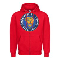 Red shrewsbury-town-FC Zipper Hoodie - linhVisuals