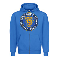 True Royal shrewsbury-town-FC Zipper Hoodie - linhVisuals