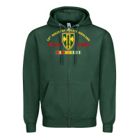 Sports Green 18th military police brigade vietnam veteran veterans day Zipper Hoodie - linhVisuals