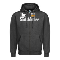 Charcoal Heather the scotch father t shirt funny whiskey lover gifts Zipper Hoodie - linhVisuals