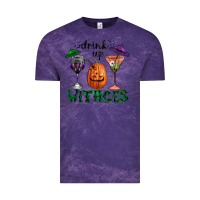 Cloud Purple drink up withces halloween Vintage Tee - RanaPortraitStore