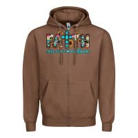Chestnut faith can move mountains Zipper Hoodie - JahusDesignShop