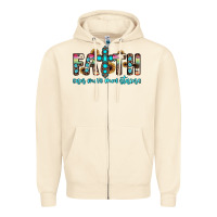 Sandshell faith can move mountains Zipper Hoodie - JahusDesignShop