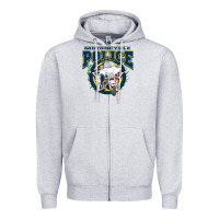 Heather Grey motorcycle police law enforcement Zipper Hoodie - linhVisuals