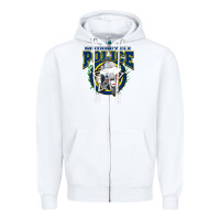 White motorcycle police law enforcement Zipper Hoodie - linhVisuals