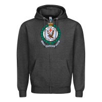 Charcoal Heather australia new south wales police force Zipper Hoodie - linhVisuals