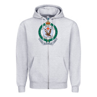 Heather Grey australia new south wales police force Zipper Hoodie - linhVisuals