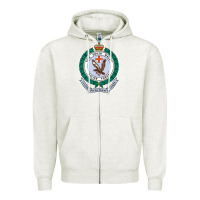 Oatmeal Heather australia new south wales police force Zipper Hoodie - linhVisuals