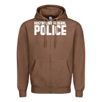 Chestnut australian federal police Zipper Hoodie - linhVisuals