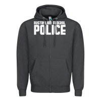 Smoke australian federal police Zipper Hoodie - linhVisuals