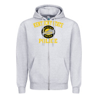 Heather Grey kentucky state police Zipper Hoodie - linhVisuals