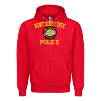 Red kentucky state police Zipper Hoodie - linhVisuals