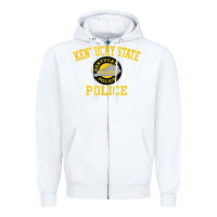 White kentucky state police Zipper Hoodie - linhVisuals