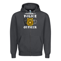 Smoke kids future police officer policeman Zipper Hoodie - linhVisuals