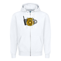 White kids future police officer policeman Zipper Hoodie - linhVisuals