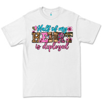 White half of my haert is deployed olivia Premium Tee - OliviaCreatesArt