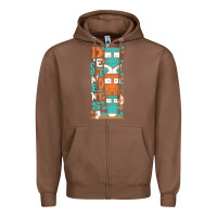 Chestnut oke 15 Zipper Hoodie - linhVisuals
