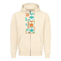 Sandshell oke 15 Zipper Hoodie - linhVisuals