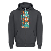 Smoke oke 15 Zipper Hoodie - linhVisuals