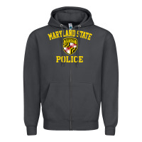 Smoke maryland state police Zipper Hoodie - linhVisuals