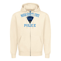 Sandshell massachusetts state police Zipper Hoodie - linhVisuals