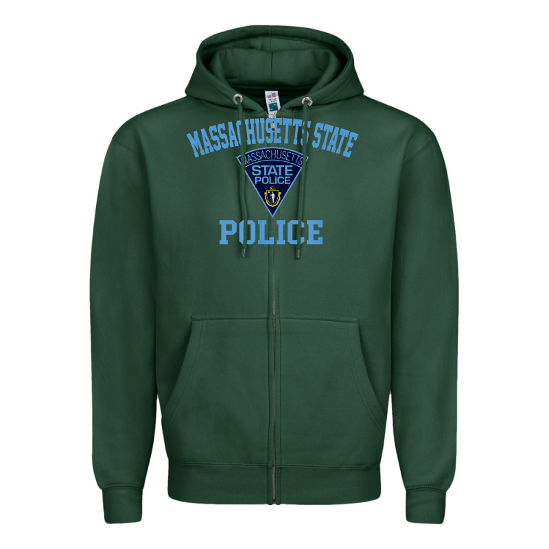 Massachusetts State Police Zipper Hoodie by linhVisuals | Teevron