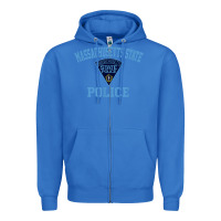 True Royal massachusetts state police Zipper Hoodie - linhVisuals