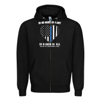 Black national police week shirt in memory and honor us flag Zipper Hoodie - linhVisuals