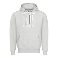 Dove Grey national police week shirt in memory and honor us flag Zipper Hoodie - linhVisuals