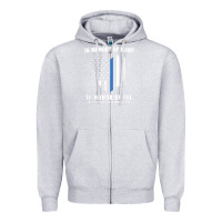 Heather Grey national police week shirt in memory and honor us flag Zipper Hoodie - linhVisuals