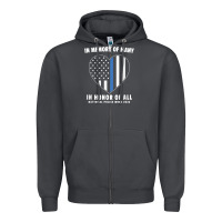 Smoke national police week shirt in memory and honor us flag Zipper Hoodie - linhVisuals