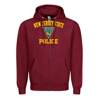 New Jersey State Police Zipper Hoodie | Teevron
