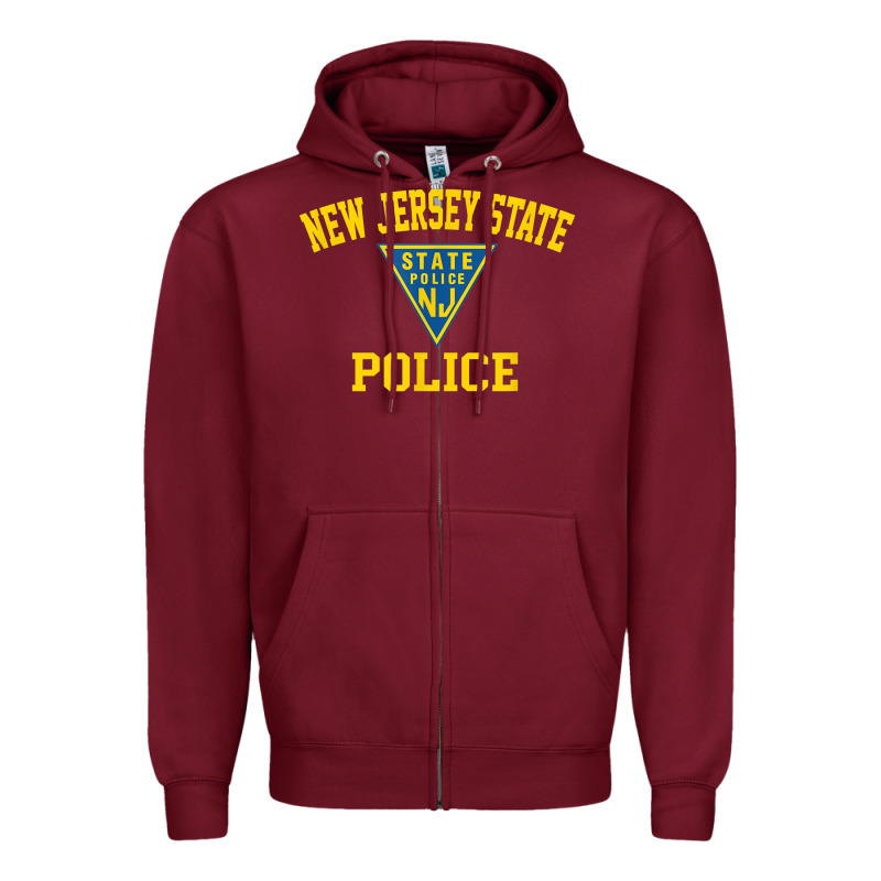New Jersey State Police Zipper Hoodie by linhVisuals | Teevron