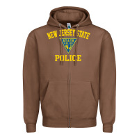 Chestnut new jersey state police Zipper Hoodie - linhVisuals