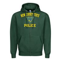 Sports Green new jersey state police Zipper Hoodie - linhVisuals