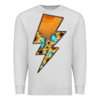 Dove Grey Lightning Bolt Premium Sweatshirt - JahusDesignShop