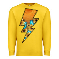Lemon Lightning Bolt Premium Sweatshirt - JahusDesignShop